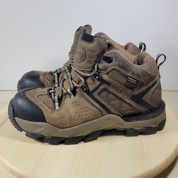Red Wing Irish Setter Crosby Waterproof Hiking High Traffic Boots Womens Size 10 - Picture 3 of 14